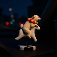 Shiba Inu Figurine Sculpted Holiday Decor Decorative