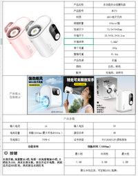 2026年新品夹子挂脖风扇便携式户外旅行夹伞迷你桌面多功能小风扇