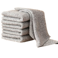 Fish Scale Microfibre Cloth, 25cm Magic Wipe for Glass Panes and Mirrors, Textured Cleaning Cloths with Lace-Trimmed Edges