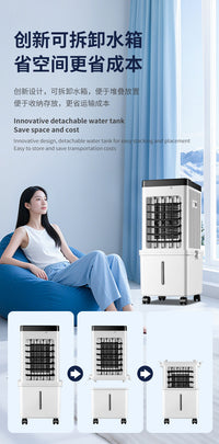 CAMEL Foldable Air Cooler Fan with Ice Crystals, AU Plug