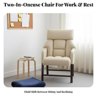 Transformable Sleeper Chair Foldable Design Recliner Padded padding for Dormitory