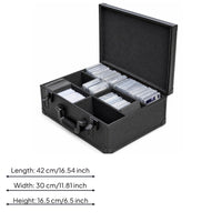 Foam-Lined Graded Card Slab Case Textured Finish Card Slab Case