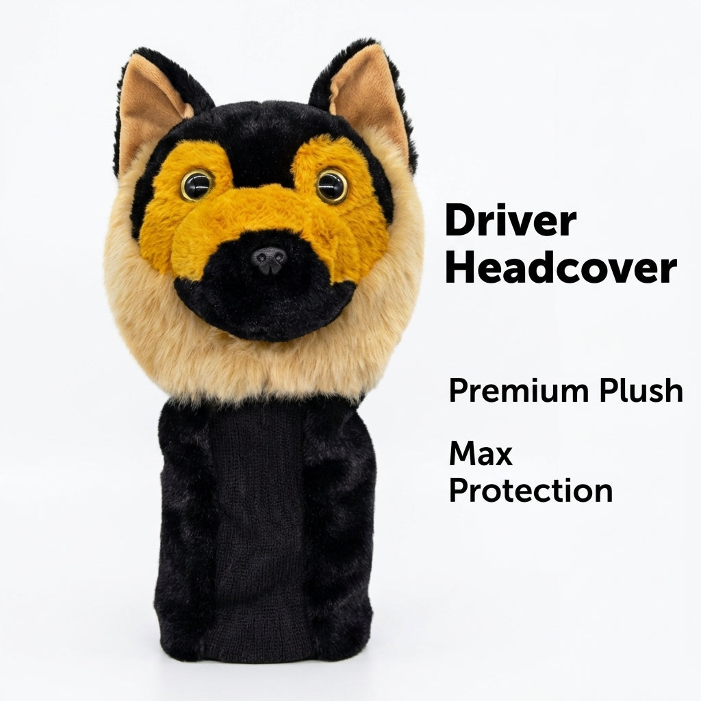 Cute Golf Club Headcover, Golf Club Head Covers Dog, Club Head Covers Animal, Driver Headcover Golf Headcover, Golf Headcover Fits Standard
