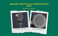 High Pressure Handheld Rain Shower Head, Multi-Function