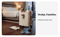 Rigid-shell hand luggage Combination Lock Rigid-shell hand luggage quiet-roll rollers