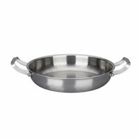 Hammered Frying Pan All Stovetops Compatible Double Handle Skillet