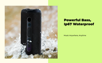 Waterproof speaker with deep bass
