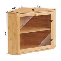 Countertop Bread Box Tiered Triangular Bread Box Clear for Bakers