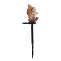 Solar Garden Stake Light Auto on at Night Resin Decorative Stake Light Warm Glow