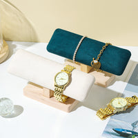 Solid Wood Single-Layer Watch and Bracelet Display Stand