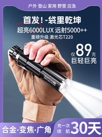 硕森手电筒强光充电小型便携远射超亮大功率2026新款耐用家用手电