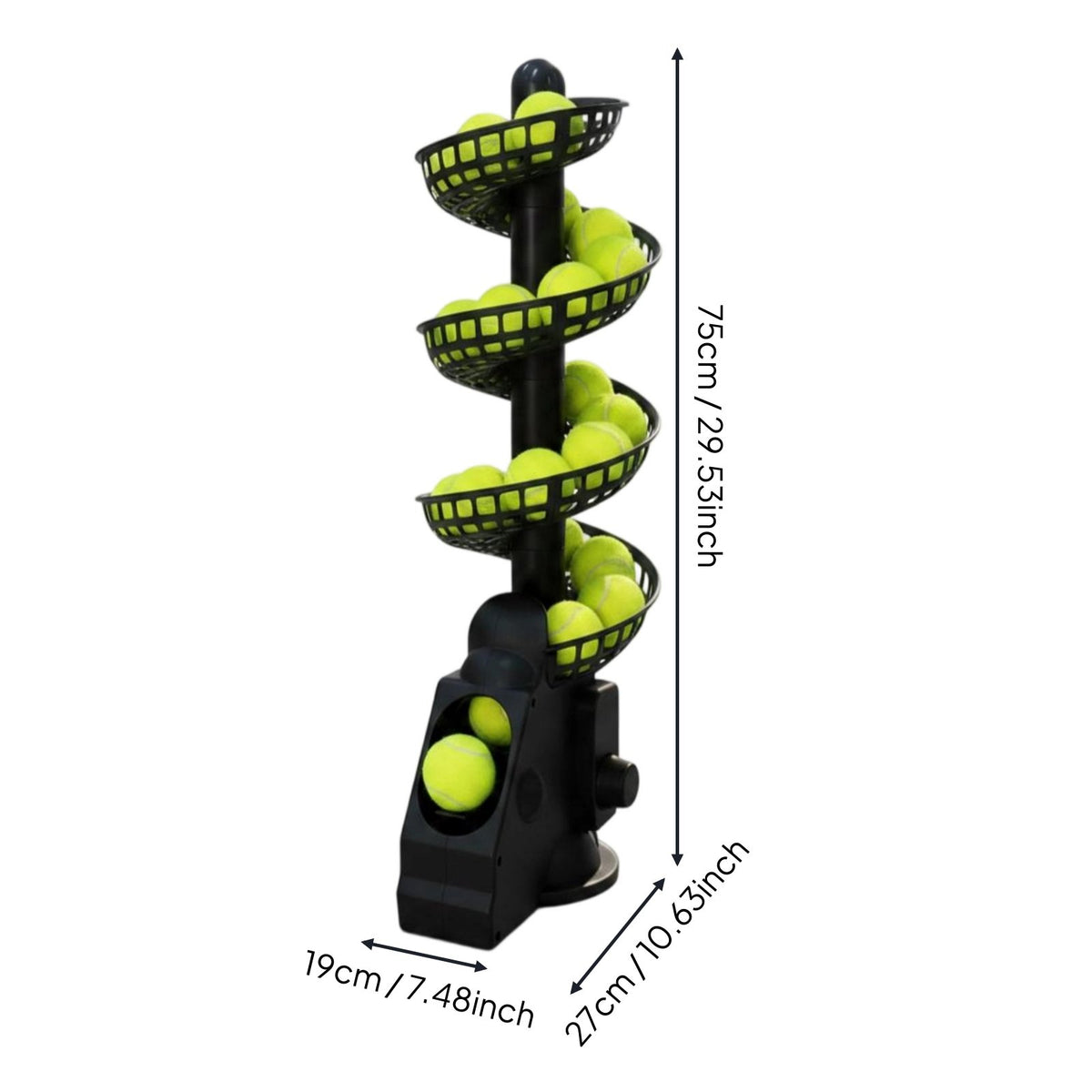 Tennis Ball Machine Stable Performance Portable Tennis Ball Launcher