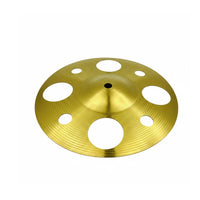 10 Inch Hole Cymbal Alloy Effects Cymbal Brilliant Finish Musical Instrument Controlled Sustain for Drum Kit