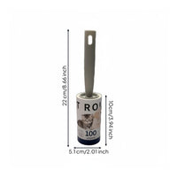 Pet Hair Roller Refillable Dust Remover Safe on Fabrics for Bedding