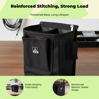 Heavy-Duty Tool Belt, Multi-Pocket Utility Pouch