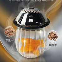 便携式三文鱼烟熏器 小型烟熏机烟熏三文鱼片制作机 一键启动