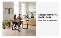 Canteen Dining Unit Nordic Design Cafe Table and Chairs Economical Modern Design for School Administrators, Bistro, Eatery