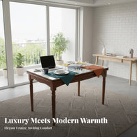 Foldable Design Folding Dining Set Space-Saving Gateleg Table with Storable Chairs expandable table surface Household Furniture Multi-Functional for Apartment Dwellers, Small Homeowners, Families, Kitchen, morning meal corner, Living Room