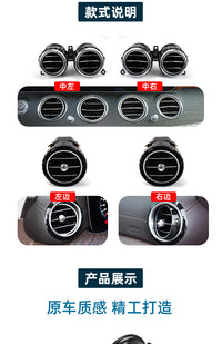 Front Air Vent Assembly for Mercedes-Benz E-Class E260 W213 Center Console Vent 2015-2023