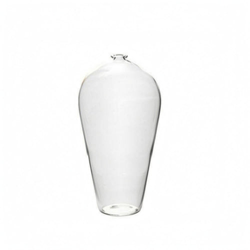 Clear Glass Vase Stable Flat Base Decor Piece 2 Mm Thick for Dried Flowers