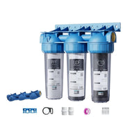 10 Inch Water Filter Housing Protects Appliances Whole House Pre-Filter