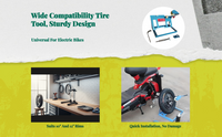 Vacuum tire changer for scooters