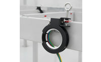 Anti-Drop Pulley with Clamp Bracket Adjustable Cable Guide Pulley Industrial Smooth-Rolling for Installers