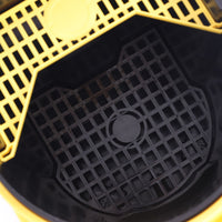 Rolling Car Wash Bucket with Handle Sturdy Bucket with Casters for Garage, Driveway