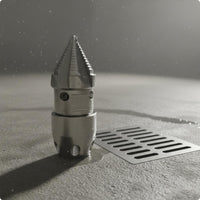 Stainless Steel Sewer Nozzle Clog Removal Rotating Spray Head Long-Lasting