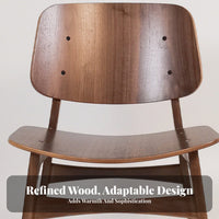 Woven Cord Seat Chair Nordic and Aesthetic Dining Seating Sturdy Wood Frame Floor Protection Pads for Adults, Homeowners, Hotel