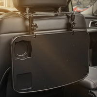 Foldable Car Seat Back Tray Table Adjustable Clamp Car Seat Back Table