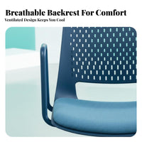 Rolling Desk Chair Certified Safety Gas Lift for Study Room, Students, Creatives