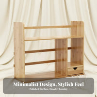 Expandable Book Rack Space Saving Expandable Shelf Easy Assembly for Study Desk
