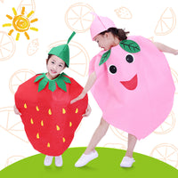 Children's Fruit and Vegetable Costume for Kindergarten Performance and Halloween Pumpkin Stage Outfit