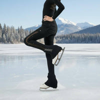 Figure Skating Padded Shorts Quick-Fasten Zipper 3D Padded Hip Shorts Shock Absorbing Skiing Crash Pants for Kids, Adults