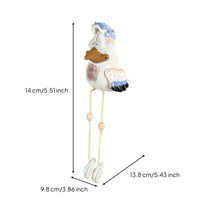 Duck Figurine with Hanging Legs Cartoon Duck Figurine Decorative for Decorators