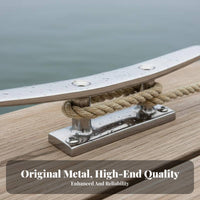 Mooring Extension Cleat Stainless Steel Mooring Cleat Rustproof Stainless Steel Boat Bollard for Yacht