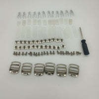 Multi-Sport Helmet Repair Kit with Screws, Nuts, Chin Straps, Face Masks, and Goggles