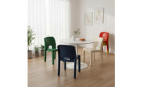 Modern Design Molded Plastic Chair Lightweight Molded Backrest Chair Stackable for Cafe, Dessert Shop