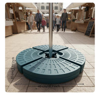 Water-Fill Umbrella Base Weather Resistant Fillable Umbrella Base for Market Stall