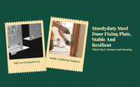 Reinforces wooden doors, easy install