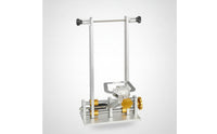 Bike Wheel Truing Stand Aluminum Alloy Truing Stand with Rollers Stable Wheel Calibration Tool for Mechanics