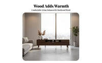 Wood Grain Finish Lowsilhouette TV Cabinet Ample Storage Lowsilhouette TV Stand Modern Design Living Room Furniture Multiple Compartments for Homeowners, Families, Adults, Lounge Area, Bedroom