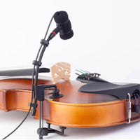 Secure Hold Violin Audio Pickup Clip Adjustable Cello Audio Pickup Holder Musical Instrument Accessory for Violinists, Cellists, Stage Performance, Concerts