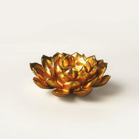 Lotus Candle Holder Low-Profile Lotus Candle Stand Eye-Catching for Tea Room