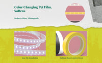 Heat-resistant lighting diffuser film