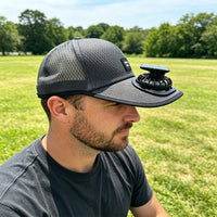 Solar-Powered Fan Hat with 800mAh Battery, Adjustable Mesh Cap for Outdoor Sun Protection