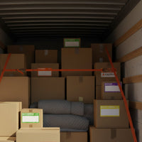 400 Stickers Color Coded Moving Labels Easy to Peel Moving Box Stickers Pre-Cut