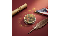 American Independence Commemorative Coin Sturdy Construction for Veterans