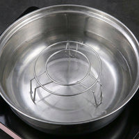 Vegetable Steamer Stainless Steel Steamer Basket, Multi-Tier Steaming Basket for Home Kitchen, Fixed Bun Steamer Insert Rack